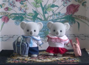 Sylvanian Families – Japanese Collection –Foreign Exchange Students – Koala Students