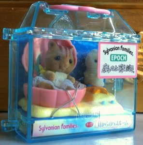 Sylvanian Families – Japanese Collection – Misty Forest Baby & Fairy Series – Squirrel Baby Girl – Carry Case