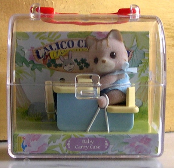 Sylvanian Families Calico Critters Baby Cat on Swing Carry Case 