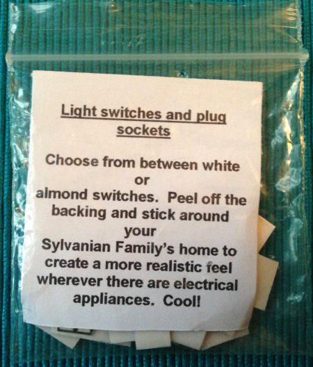 Sylvanian Families – Light Switches and Plug Sockets – For the House - Image 2