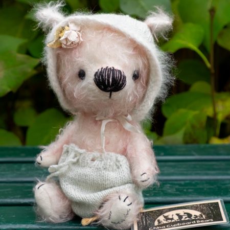 China Cupboard Bears - Felicity - Vintage Sweater Set - by Cindy McGuire - Ltd. ed. - First decade of 2000s - Handmade in USA