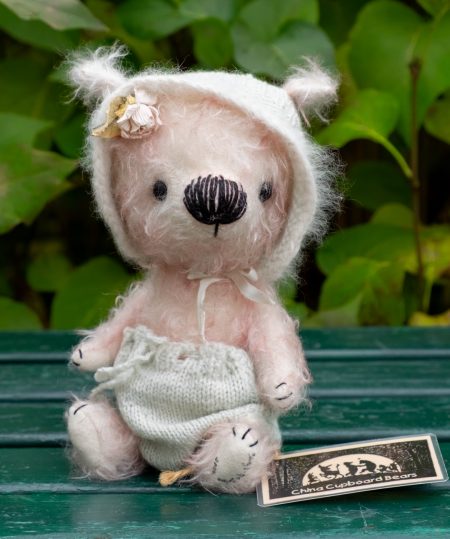 China Cupboard Bears - Felicity - Vintage Sweater Set - by Cindy McGuire - Ltd. ed. - First decade of 2000s - Handmade in USA